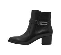 Bottines Femme - Tamaris - Cuir - Fermeture Zip - Talon Large - Noir 39
