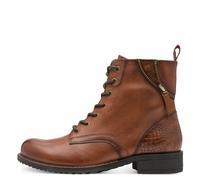 Bottines femme Tamaris en cuir à lacets Marron 37