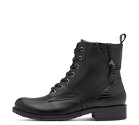 Bottines femme Tamaris en cuir Ã lacets zippÃ© Noir 38