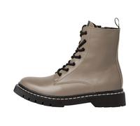 Bottines Femme - TAMARIS - Gris - Cuir - Doublure en polaire - Talon bloc 35 mm 37