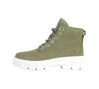 Bottines Femme Timberland Cuir Vert Sombre - Lacets Nylon - Confort Exceptionnel 38
