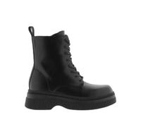 Bottines Femme Victoria Dublin Cordones Efecto Piel Noir