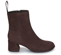Camper Kora K400798 Bottines à fermeture éclair pour femme, Marron foncé 002, 38 EU