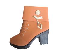 Bottines Femmes Hiver Cuir Chelsea bottines Mode Antidérapantes Confortables Western Bottines Equitation Bottes Hiver Chaud chaussures Décontractées Respirantes Classiques Bottes pour Femmes