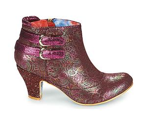 Bottines femmes Irregular Choice THINK ABOUT IT Bordeaux 40
