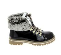 Bottines Femmes LES TROPÉZIENNES Lacen Noir Vernis - Chaussures Femme - Chaudes et Tendance 38