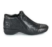 Rieker, 58388-01, Femme Mocassin Noir bi-matière - 36 EU