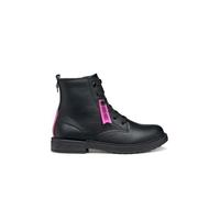 Geox Bottines J Eclair Fille à la cheville Noir Fuchsia Taille 28