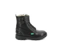 Boots enfant filles Kickers GROOROCK Noir 24