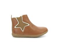 Kickers Bottines Vermillon Camel Or Enfant Taille 25