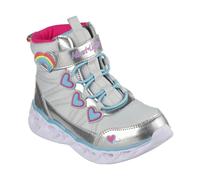 Bottines fille Skechers Heart Lights ArgentÃ© 33