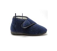 Bottines fourrés à scratch femme Pédiconfort Bleu 39