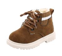 Bottines GarçOn Fille Bottes De Pluie Ankle Boot à Lacets Chaussures Talon Carré Perle Bottes Bottes Moto Sexy Hiver Chaud Chaud Doublé Premier Cadeau d'anniversaire