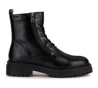 Bottines Geox D36HRK 00043 C9999 Noir Chaussures Femme - Cuir - Talon Plat - Hauteur de la tige Moyenne 40