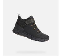 Bottines - GEOX - J FLEXYPER B ABX - Cuir - Imperméables Amphibiox - Lacets élastiques 36