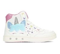 Bottines Geox J. Skylin Paillettes J368WC - Fille - Blanc - Basse - Lacets 34