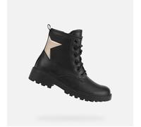 Bottines Geox JR CASEY pour fille - Noir et platine - Confortables et respirantes 31