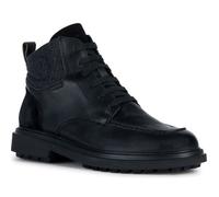 Bottines Geox U36FBC 0FF22 C9999 Noir Chaussures Homme - Cuir - Lacets - Moyenne 45