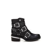 Bottines - Guess - Fifi - Cuir véritable - Noir - Fermeture à glissière 36