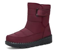 Bottines Hiver Femme Fourrées Semelle Stable Bottines Hiver Fourrées avec Semelle Stable, Chaussures Confortables pour Marche et Saison Froide