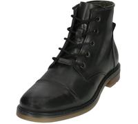 Bottines Homme - Bugatti - Marcello - Cuir Noir - Semelle caoutchouc - Talon 2.8 cm 45