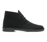 Bottines Homme - Clarks - Desert Boot Noir - Tige en cuir souple - Semelle de crêpe 41,5