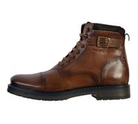 Bottines homme Redskins en cuir cognac marron - Fermeture à lacets/bride/zip - Confort exceptionnel 45