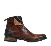 Bottines Homme - Redskins Yedos - Cuir Marron - Talon Large 2cm - Fermeture Zip 49