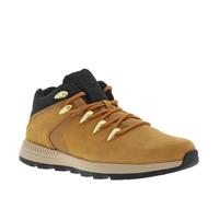 Bottines Homme - TIMBERLAND - Marron - Cuir Nubuck - Lacets ronds jaunes 47