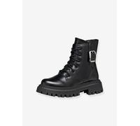 Geox J MAQUINNENS Bottines pour fille Noir Taille 35 EU, Noir, 35 EU
