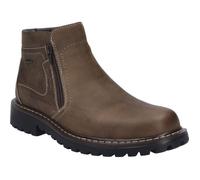 Bottines - JOSEF SEIBEL - Chance 55 - Cuir Nubuck - Marron - Fermeture Éclair 42