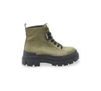 Bottines - KAPORAL - Vert - Coton biologique - Semelle plateau - Lacets brillants 40