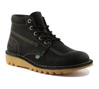 Bottines Kick Hi en cuir pour hommes - Kickers - Noir - Haute tige - Lacets 45