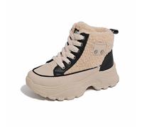Bottines Neige Femme Hiver Fourrées Casual Bottines Neige Fourrées Style Casual, Chaussures Hiver Confortables pour Voyage et Loisirs