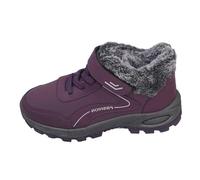 Bottines Neige Femme Hiver Imperméables Fourrées Bottines Neige Imperméables et Fourrées, Chaussures Hiver pour Froid, Ville et Activités Outdoor