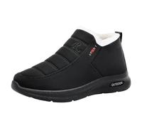Bottines Neige Femme Imperméables Fourrées Chaudes Bottines Neige Imperméables et Fourrées, Chaussures Chaudes pour Hiver, Voyage et Usage Quotidien