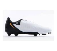 Nike Football Soccer Shoe Phantom Gx II Academy FG/MG, White/Black-MTLC Gold Coin, FD6723-100, 44 EU (M 10 US)