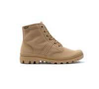 Bottines Palladium Pallabrousse - Homme - Beige - Toile - Lacets - Plat - Haute 44