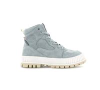 Bottines Palladium Pallashock Hi Snk - Homme - Gris - Cuir - Confortable 38