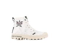 Palladium Bottines à lacets Pampa Demodog Mixte Blanc crème Taille 42