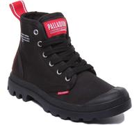 Bottines Palladium Pampa Hi Dare À Lacets Pour Hommes En Noir UK 7-12