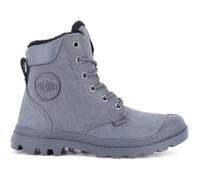 Bottines Palladium Pampa Sport Cuff Wps - Homme - Cuir - Gris - Dark shadow - Waterproof 39