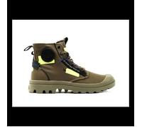 Bottines Pampa Hi Re-Craft - PALLADIUM - olive night - Homme - Textile - Chaussure recyclée 37