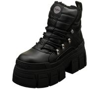 Bottines Plateau Buffalo GOSPHER HIKE MID Pad Noir Femme - 36 EU