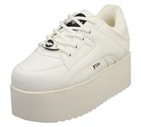 Bottines Plateformes Buffalo Femme - Cuir Synthétique Blanc - 39