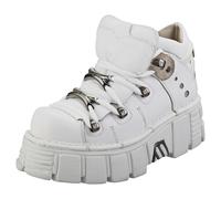Bottines Plateformes New Rock M106N-C27 - Cuir Blanc - 37 EU