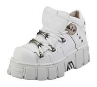 Bottines Plateformes New Rock M106N-C27 - Cuir Blanc - 37 EU