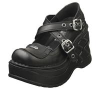 Bottines Plateformes New Rock - Neo Cuna Sport Hashtag Noir Femme - 39 EU