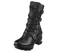 Bottines Plateformes New Rock - Noir en Cuir Unisex - 37 EU