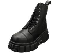 Bottines Plateformes New Rock - Noir en Cuir, Unissexe - 37 EU